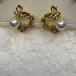 Floral Butterfly Earrings