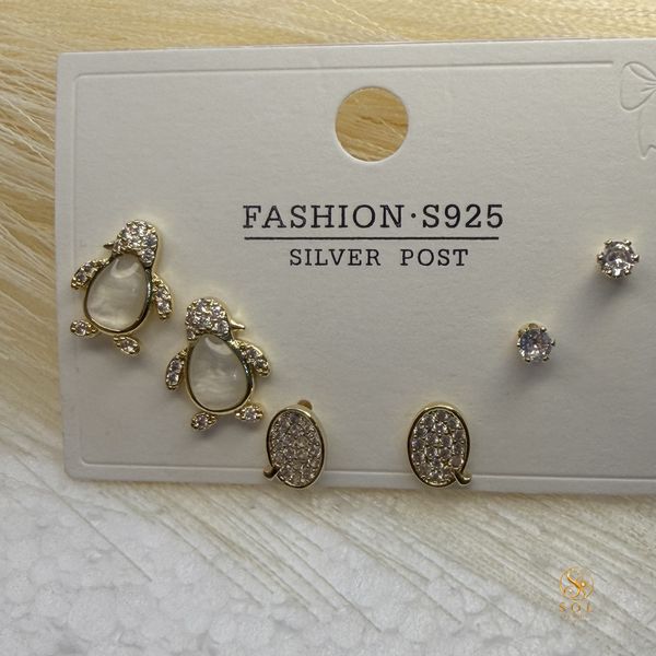 Penguin Earrings