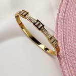 Crystal Link Bangle