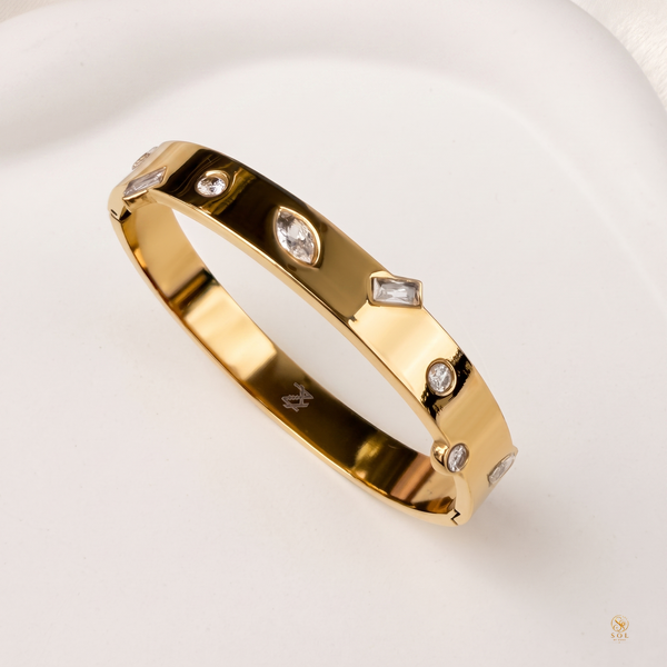 Aurora Crystal Bangle