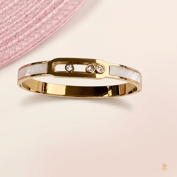 Trio Crystal Bangle