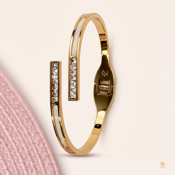 Twin Bar Open Bangle