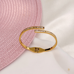 Twin Bar Open Bangle