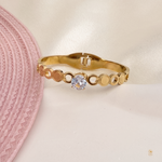 Solitaire Orbit Bangle