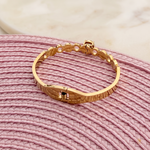 Solitaire Orbit Bangle