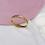 Luna Solitaire Bangle