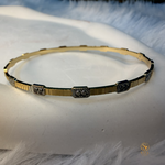 Two-Tone shine Bangle