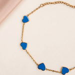 Blue Heart Bracelet