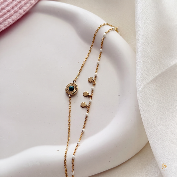 Double Layered Lucky Orbit Bracelet