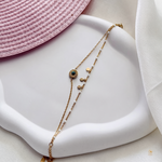 Double Layered Lucky Orbit Bracelet