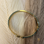 Black And White Clover Bangle