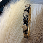 Black And Golden Bangle