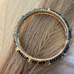 Black And Golden Bangle