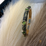 Dark And Light Green bangle