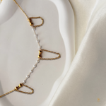 Bow And Beads Neck Chain