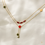 Red Double Layer Neck Chain