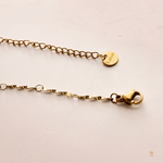 Disc And Bead Fringe Neck Chain
