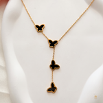 Noir Butterfly Neck Chain