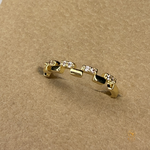 Golden Wave Ring