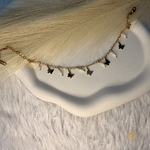 Beads And Butterfly Anklet