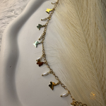 Beads And Butterfly Anklet