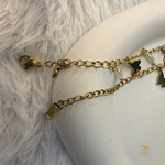 Beads And Butterfly Anklet